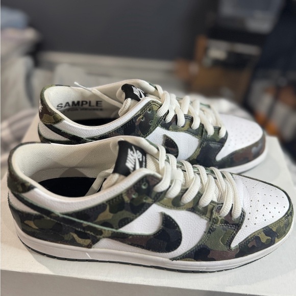SB Dunk Low Sample Camo Legion Green - Picture 7 of 7